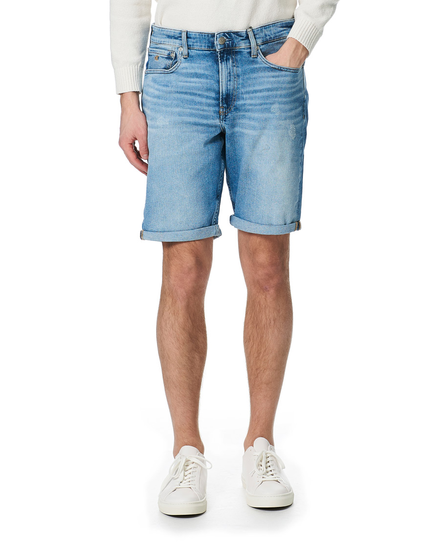 Herren | Shorts | Calvin Klein Jeans | Regular Fit Stretch Denim Shorts Light Blue