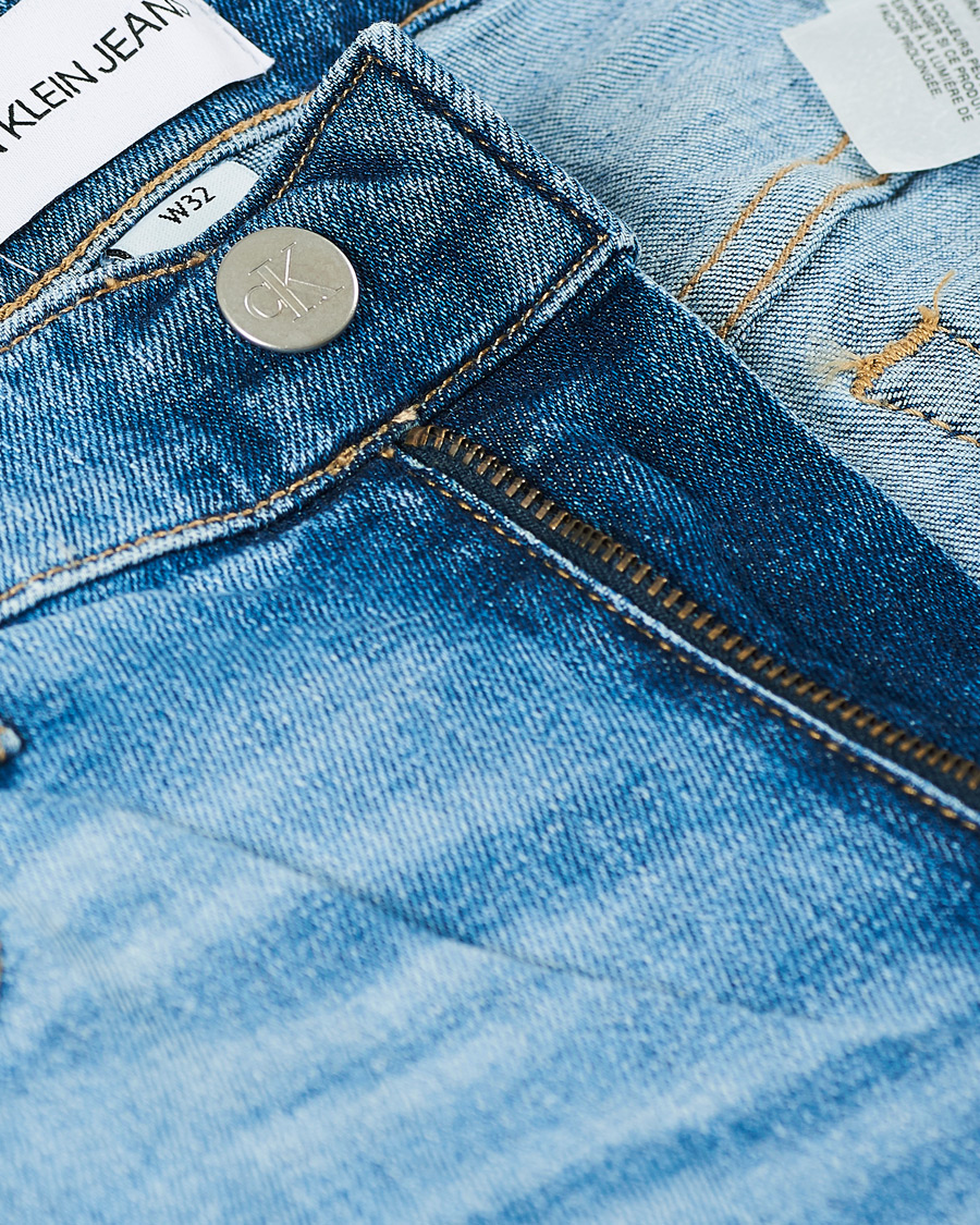 Herren | Shorts | Calvin Klein Jeans | Regular Fit Stretch Denim Shorts Light Blue