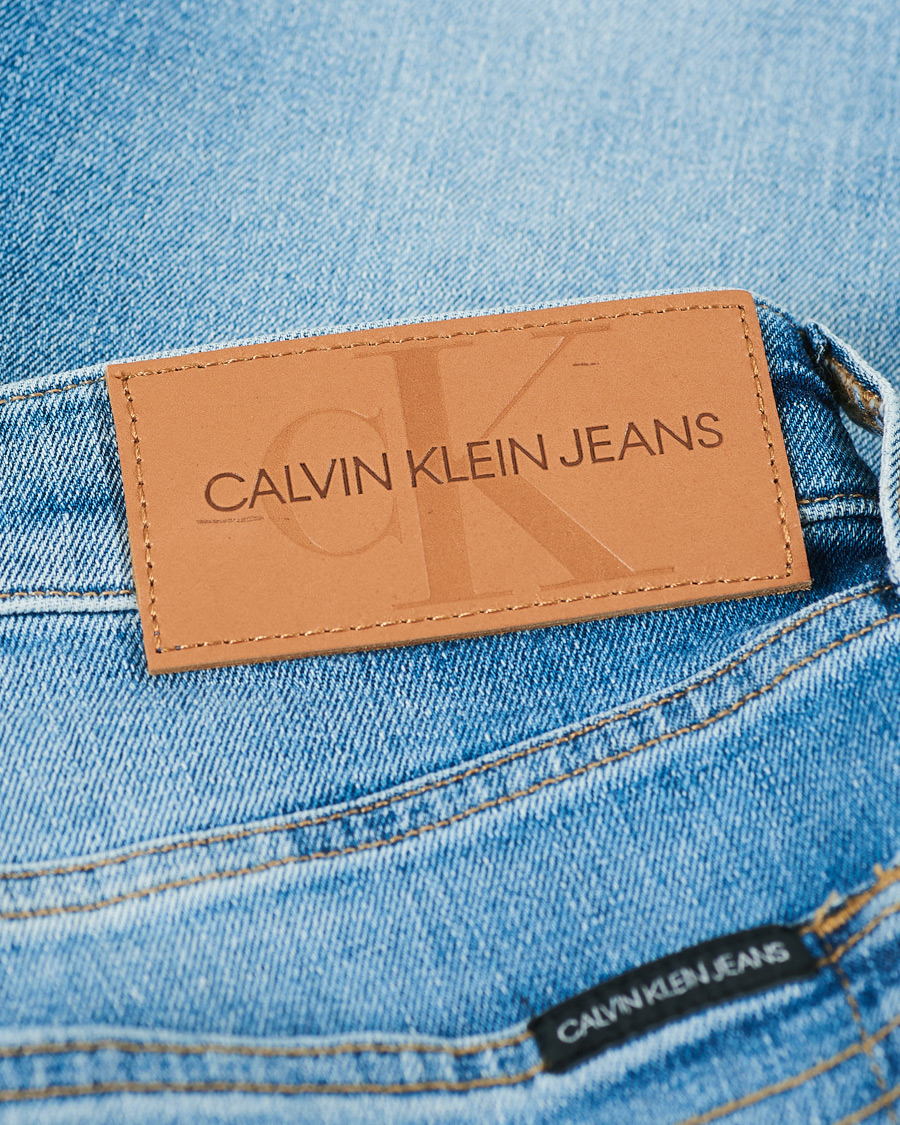 Herren | Shorts | Calvin Klein Jeans | Regular Fit Stretch Denim Shorts Light Blue