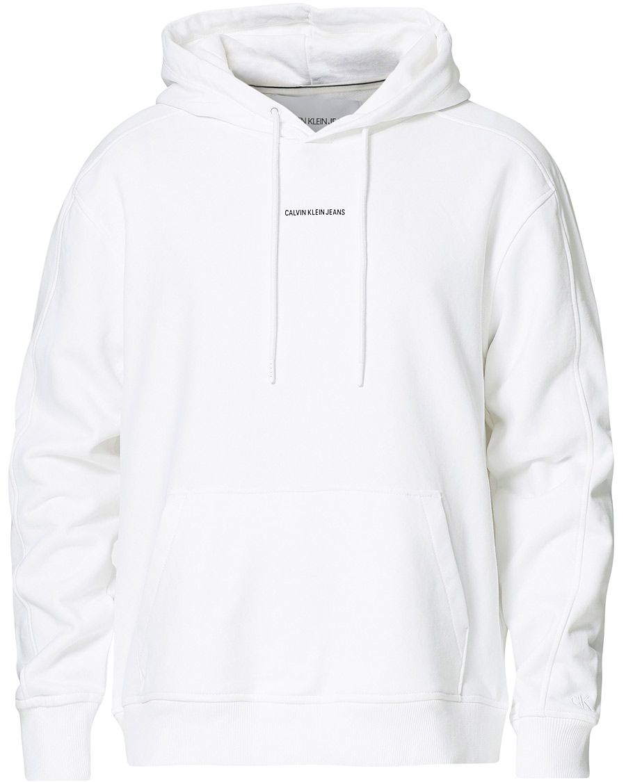 Herren | Pullover | Calvin Klein Jeans | Micro Branding Hoodie White