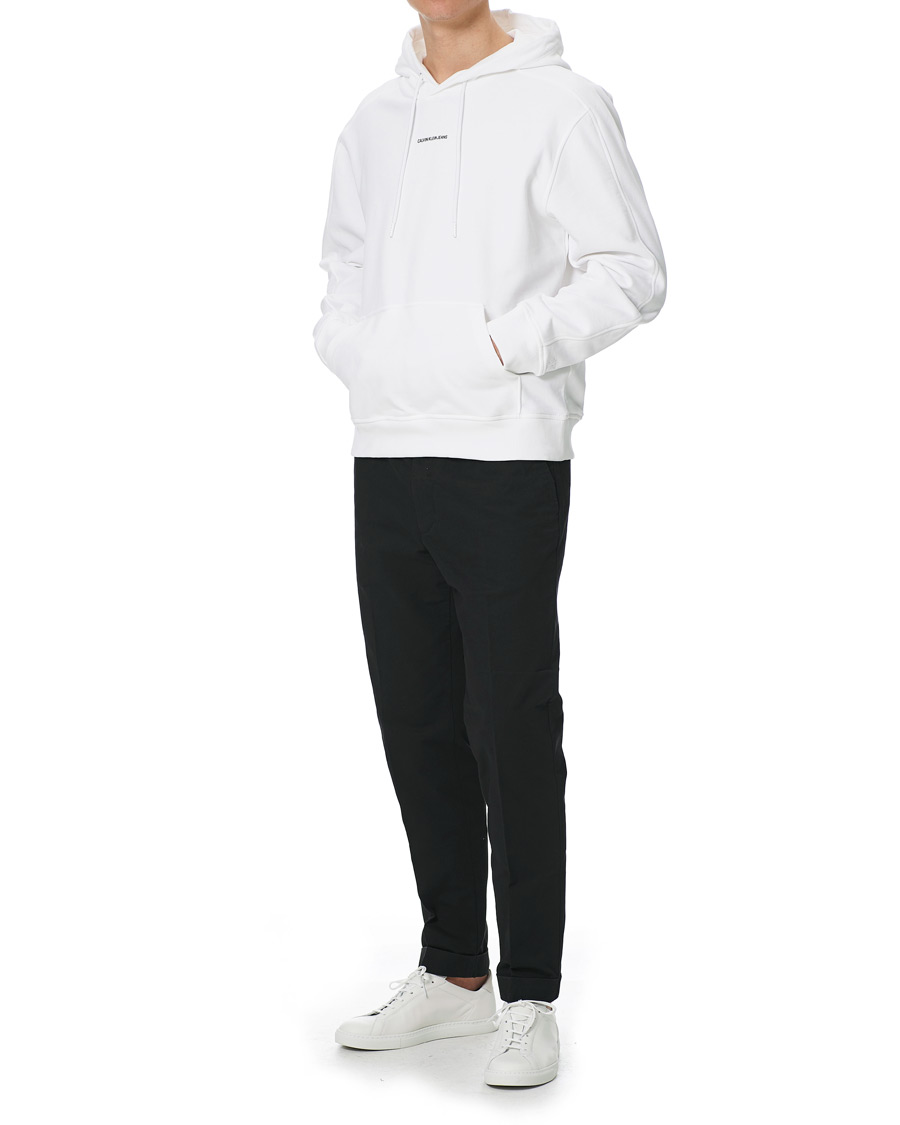 Herren | Pullover | Calvin Klein Jeans | Micro Branding Hoodie White