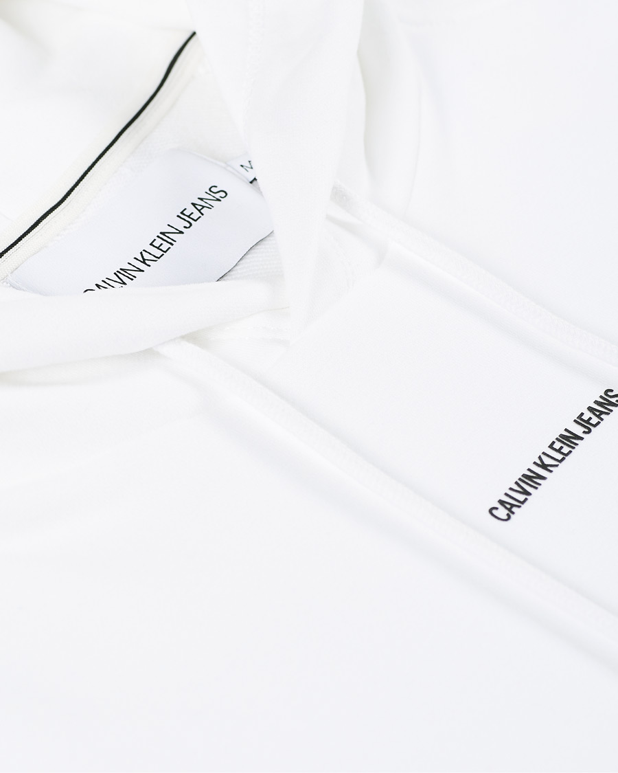 Herren | Pullover | Calvin Klein Jeans | Micro Branding Hoodie White