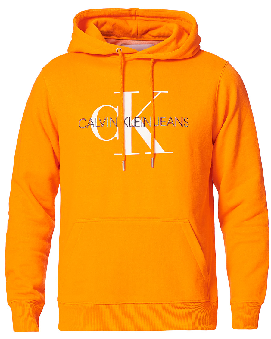 Herren | Pullover | Calvin Klein Jeans | Monogram Regular Hoodie Shocking Orange