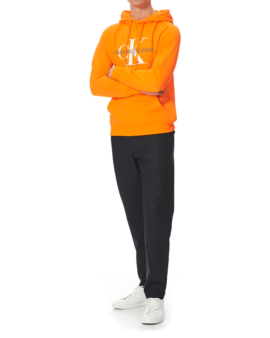 Herren | Pullover | Calvin Klein Jeans | Monogram Regular Hoodie Shocking Orange