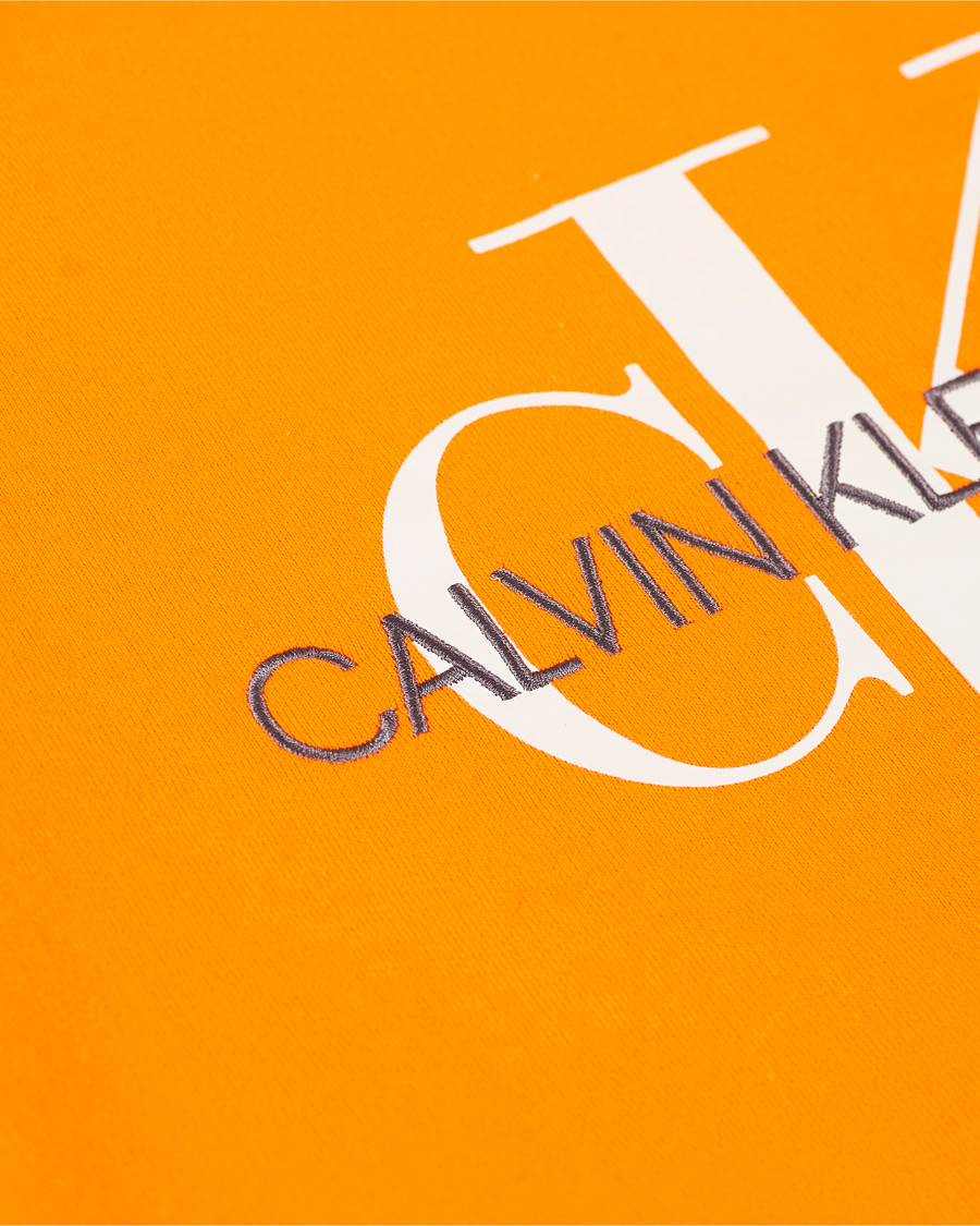 Herren | Pullover | Calvin Klein Jeans | Monogram Regular Hoodie Shocking Orange