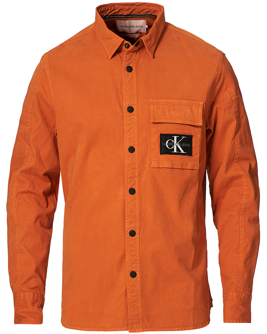 Herren | Hemden | Calvin Klein Jeans | Garment Dyed Shirt Rusty Orange