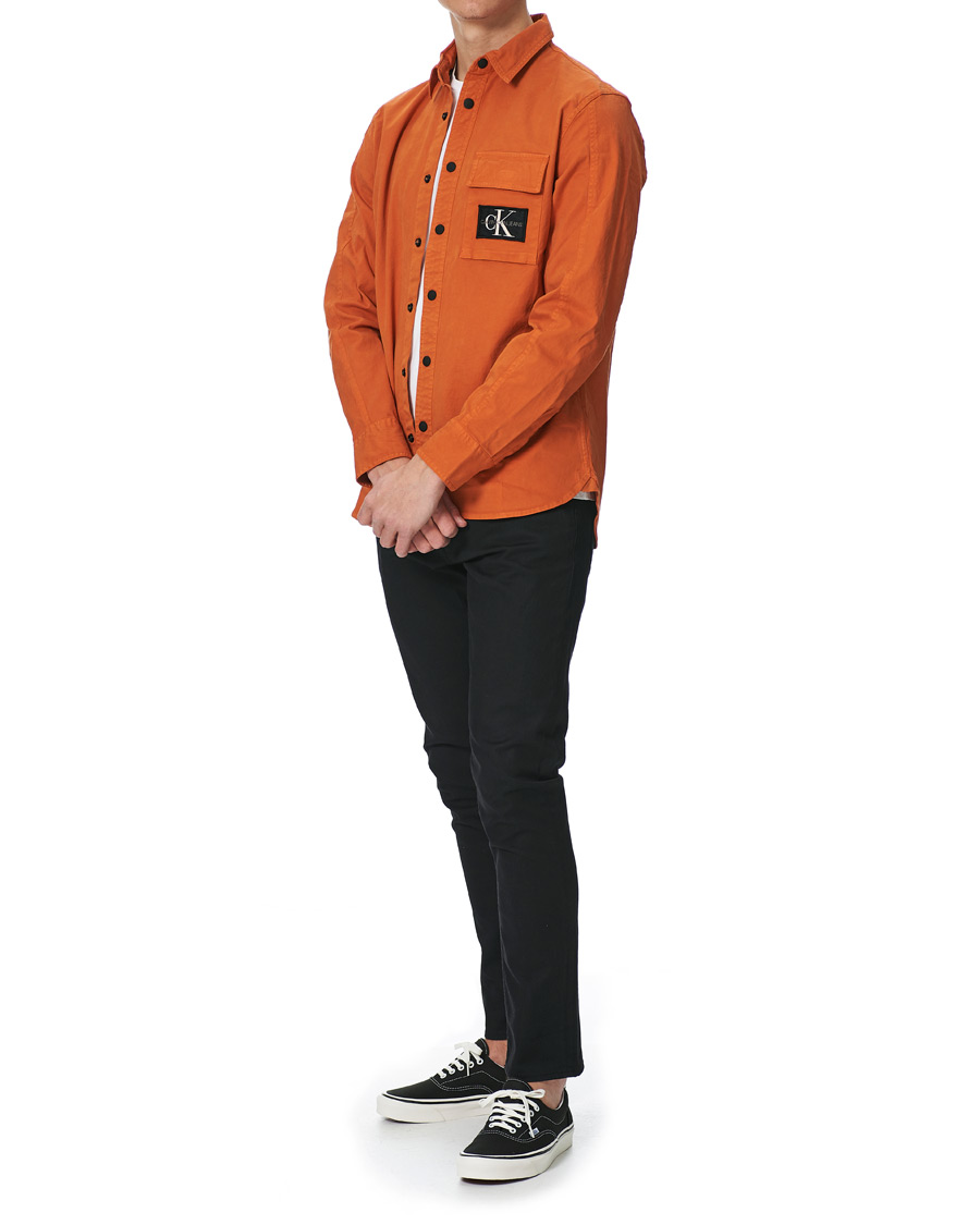 Herren | Hemden | Calvin Klein Jeans | Garment Dyed Shirt Rusty Orange