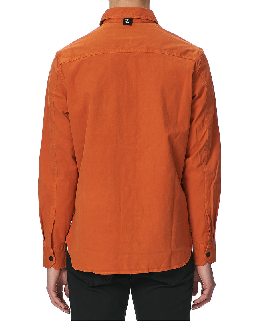 Herren | Hemden | Calvin Klein Jeans | Garment Dyed Shirt Rusty Orange