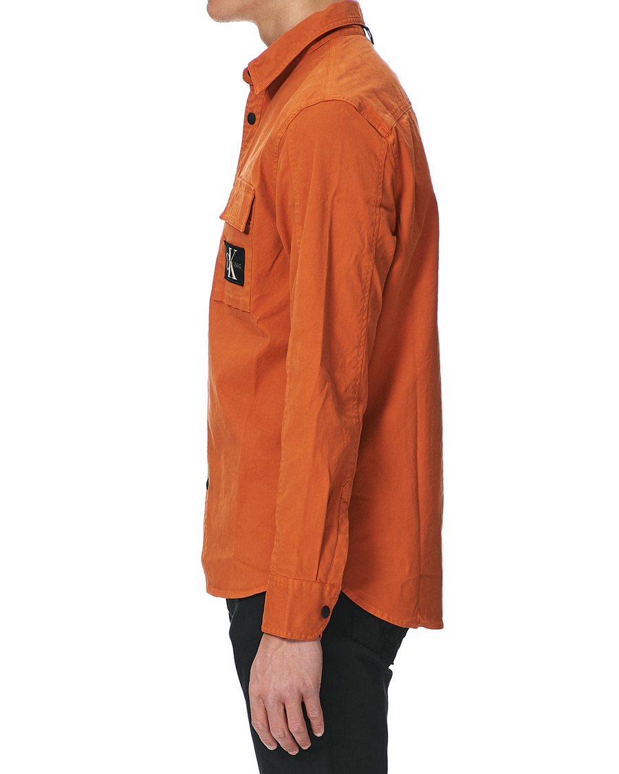 Herren | Hemden | Calvin Klein Jeans | Garment Dyed Shirt Rusty Orange