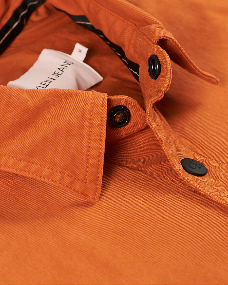Herren | Hemden | Calvin Klein Jeans | Garment Dyed Shirt Rusty Orange