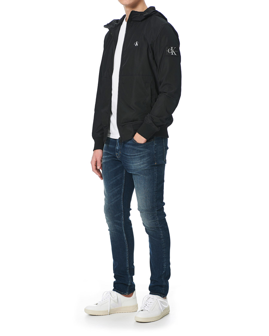 Herren | Jacken | Calvin Klein Jeans | Essential Hooded Bomber Jacket Black