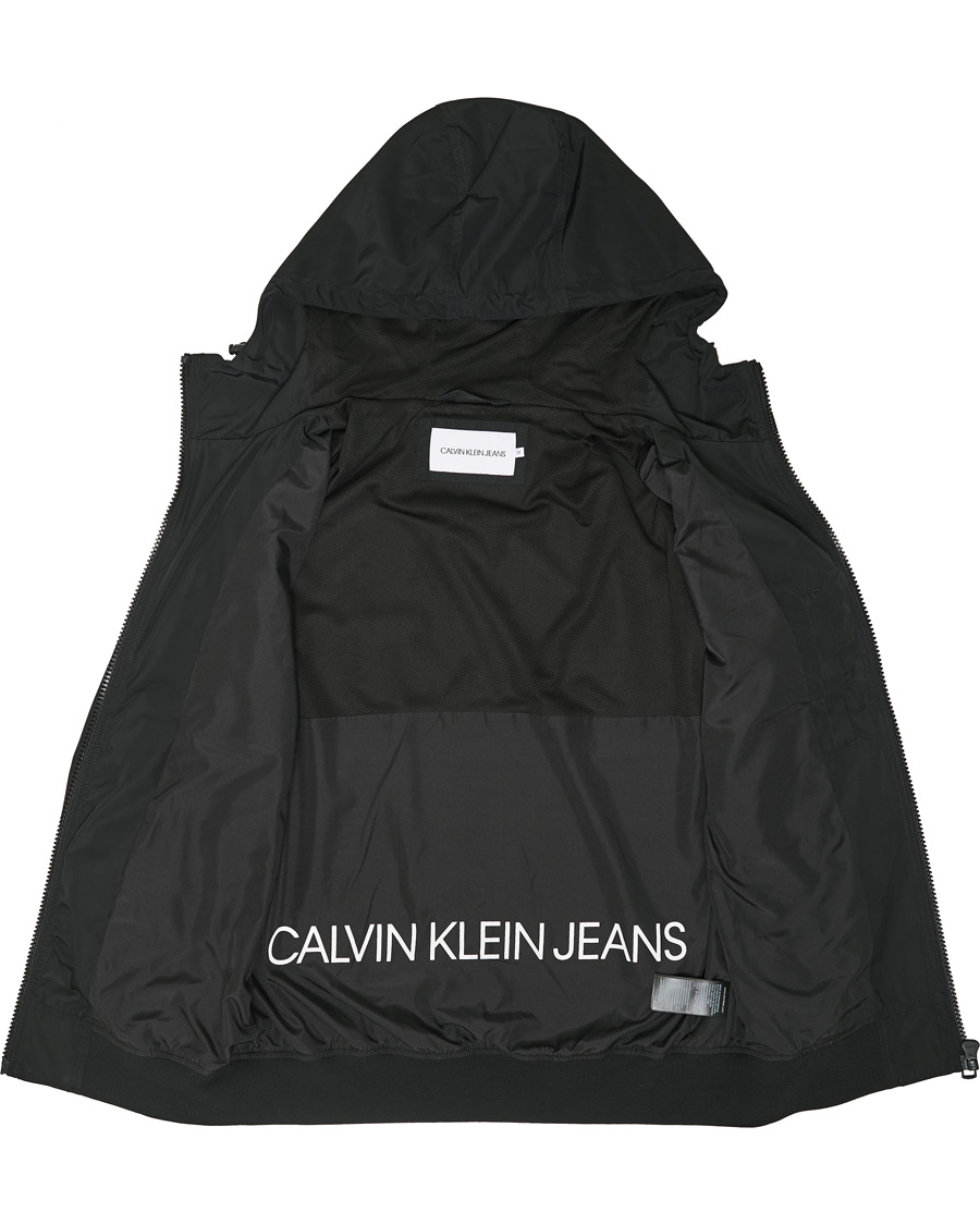 Herren | Jacken | Calvin Klein Jeans | Essential Hooded Bomber Jacket Black