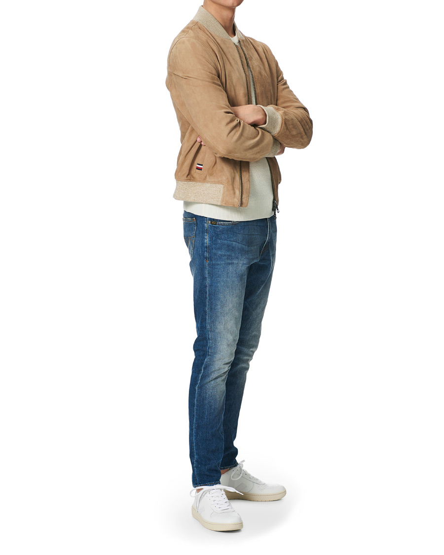 Herren | Jacken | Tommy Hilfiger | Suede Bomber Jacket Camel