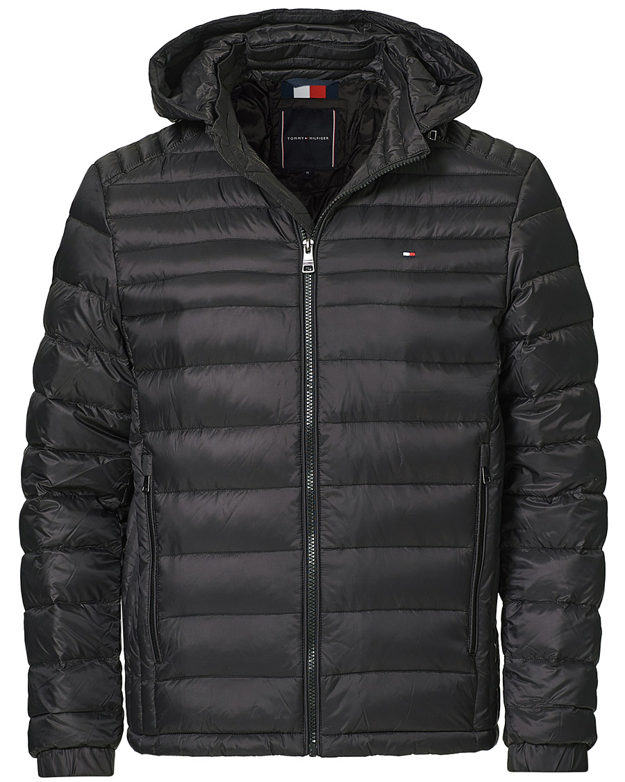 Herren | Jacken | Tommy Hilfiger | Packable Down Hooded Jacket Black