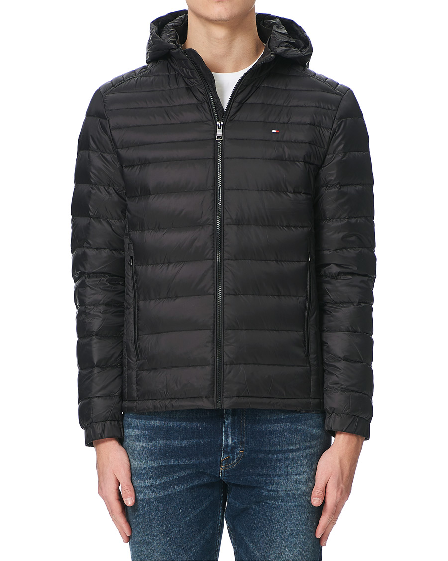 Herren | Jacken | Tommy Hilfiger | Packable Down Hooded Jacket Black