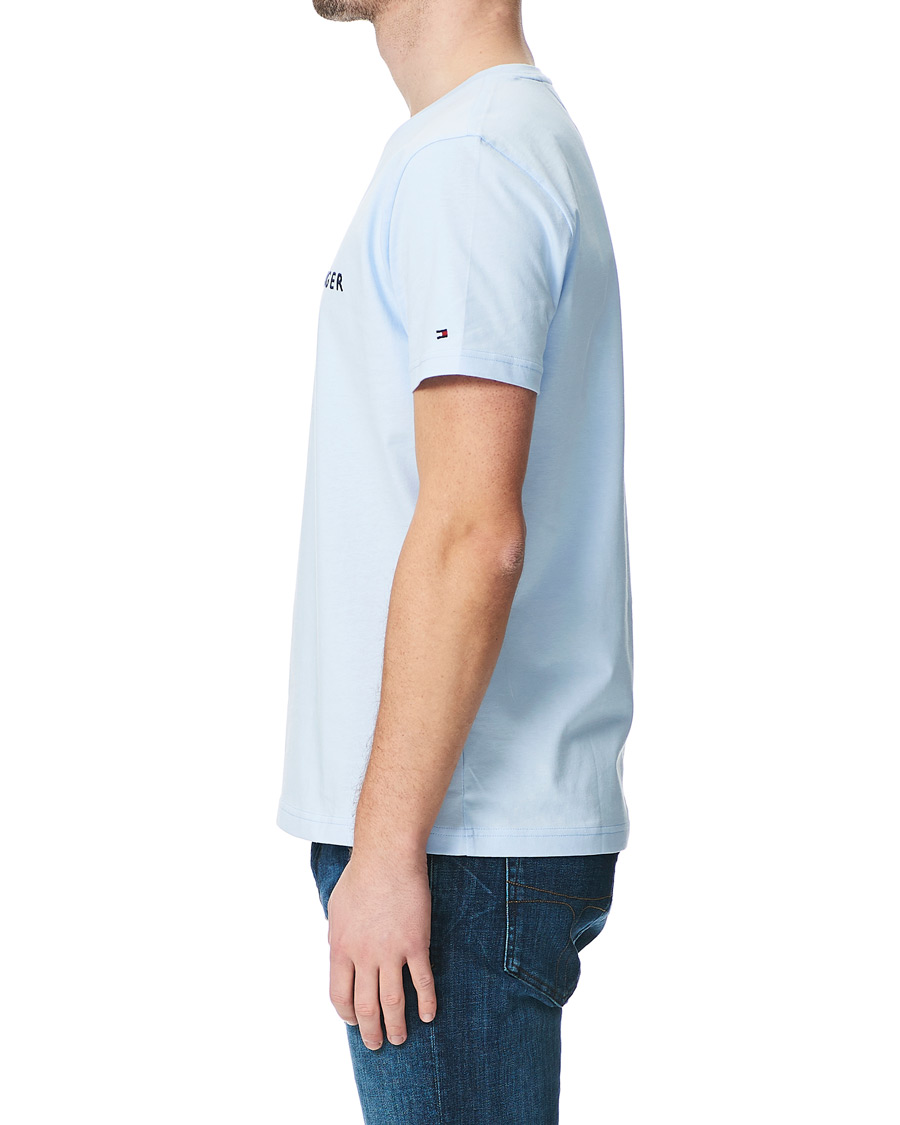 Herren | T-Shirts | Tommy Hilfiger | Logo Crew Neck Tee Sweet Blue