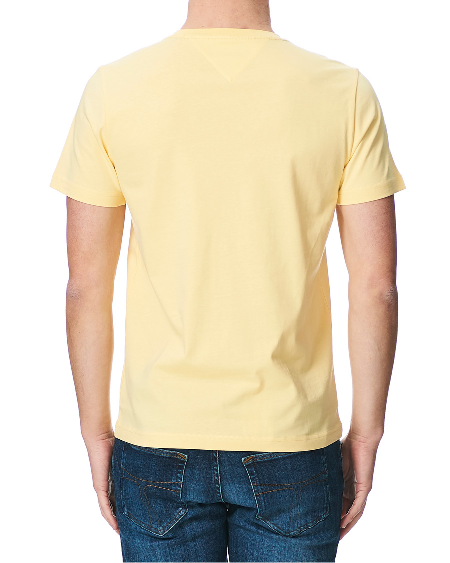 Herren | T-Shirts | Tommy Hilfiger | Logo Crew Neck Tee Delicate Yellow