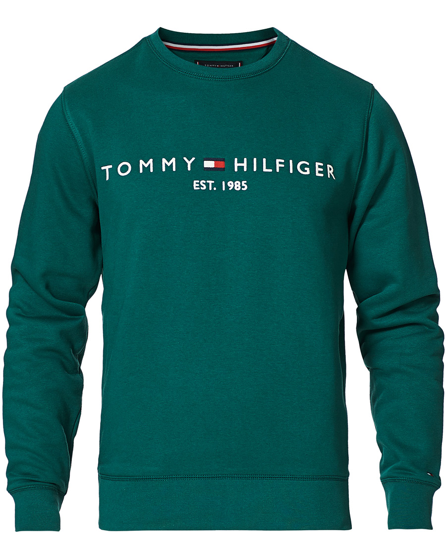 Herren | Pullover | Tommy Hilfiger | Logo Crew Neck Sweatshirt Rural Green