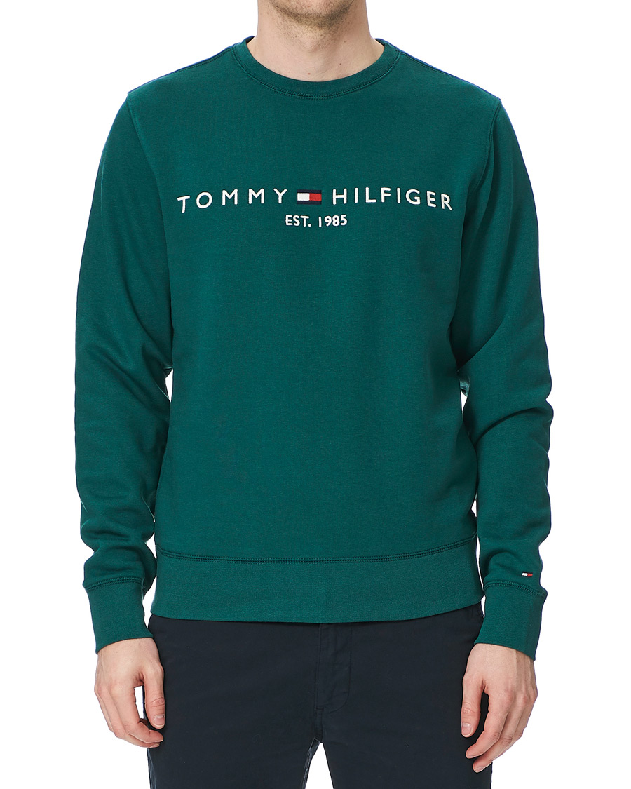 Herren | Pullover | Tommy Hilfiger | Logo Crew Neck Sweatshirt Rural Green