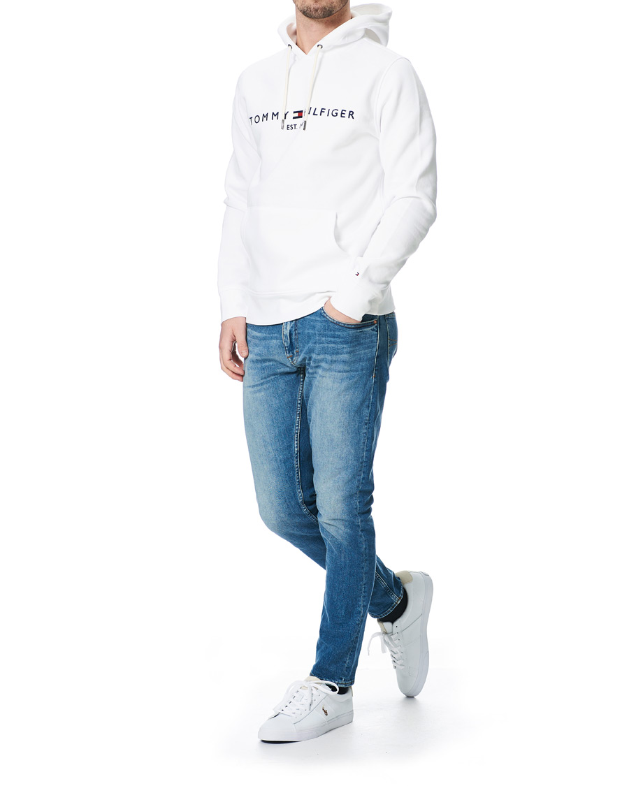 Herren | Pullover | Tommy Hilfiger | Logo Hoodie White