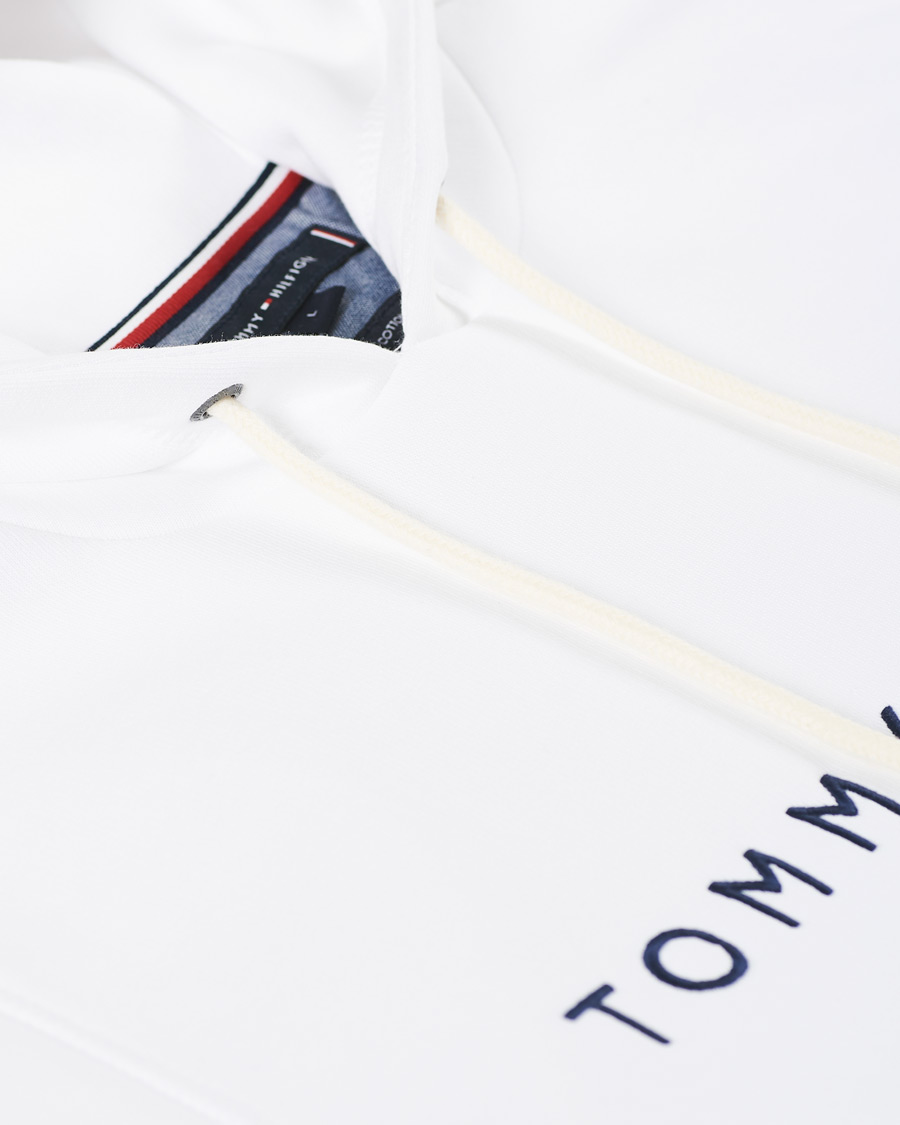 Herren | Pullover | Tommy Hilfiger | Logo Hoodie White