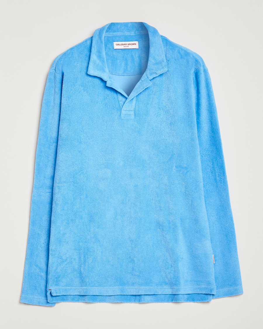 Herren | Pullover | Orlebar Brown | Terry Long Sleeve Polo Riviera