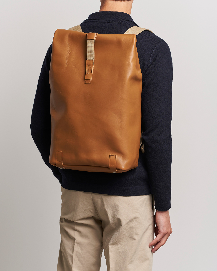 Herren |  | Brooks England | Pickwick Large Leather Backpack Honey