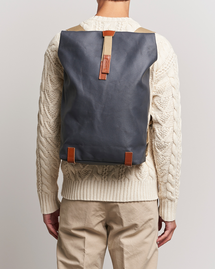 Herren |  | Brooks England | Pickwick Cotton Canvas 26L Backpack Grey Honey