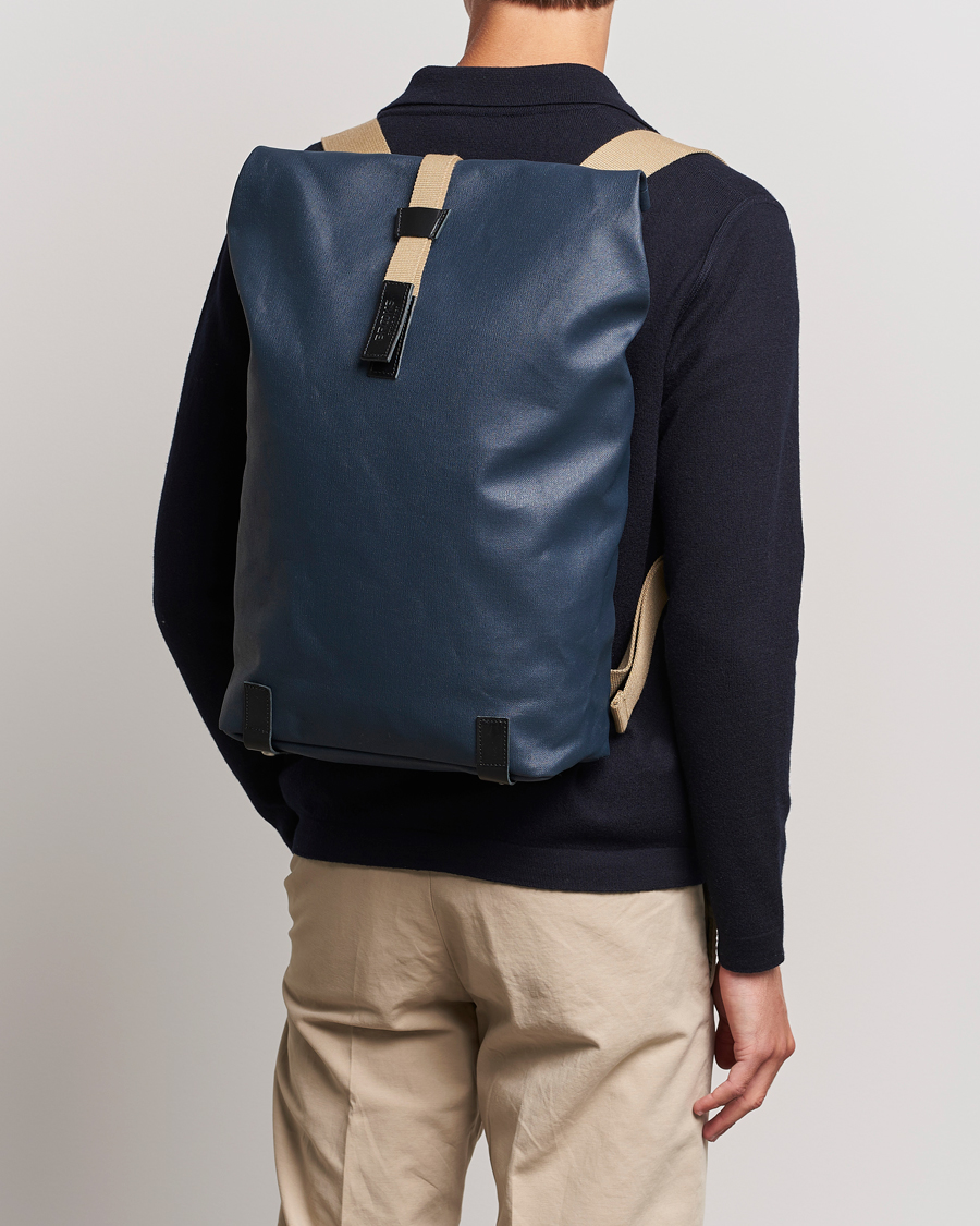 Herren | Taschen | Brooks England | Pickwick Cotton Canvas 26L Backpack Dark Blue/Black