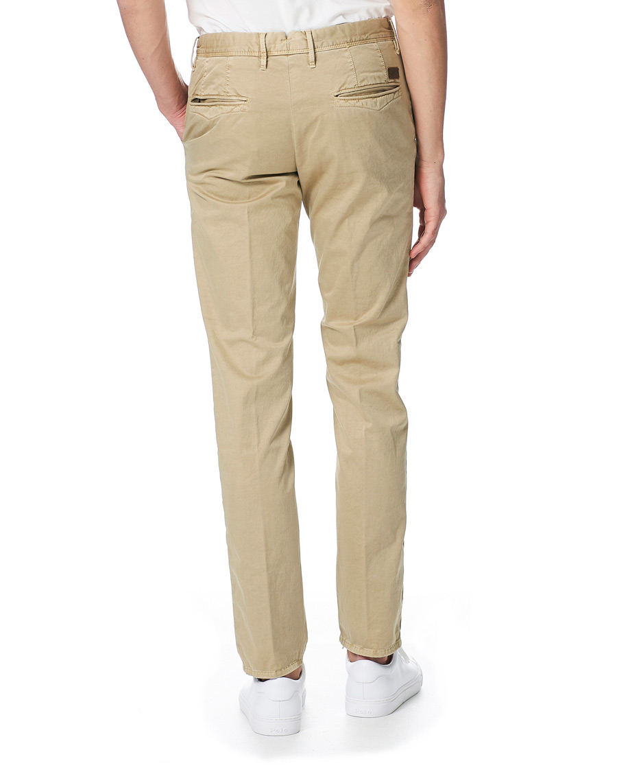 Herren | Hosen | Incotex | Slim Fit Garment Dyed Slacks Beige