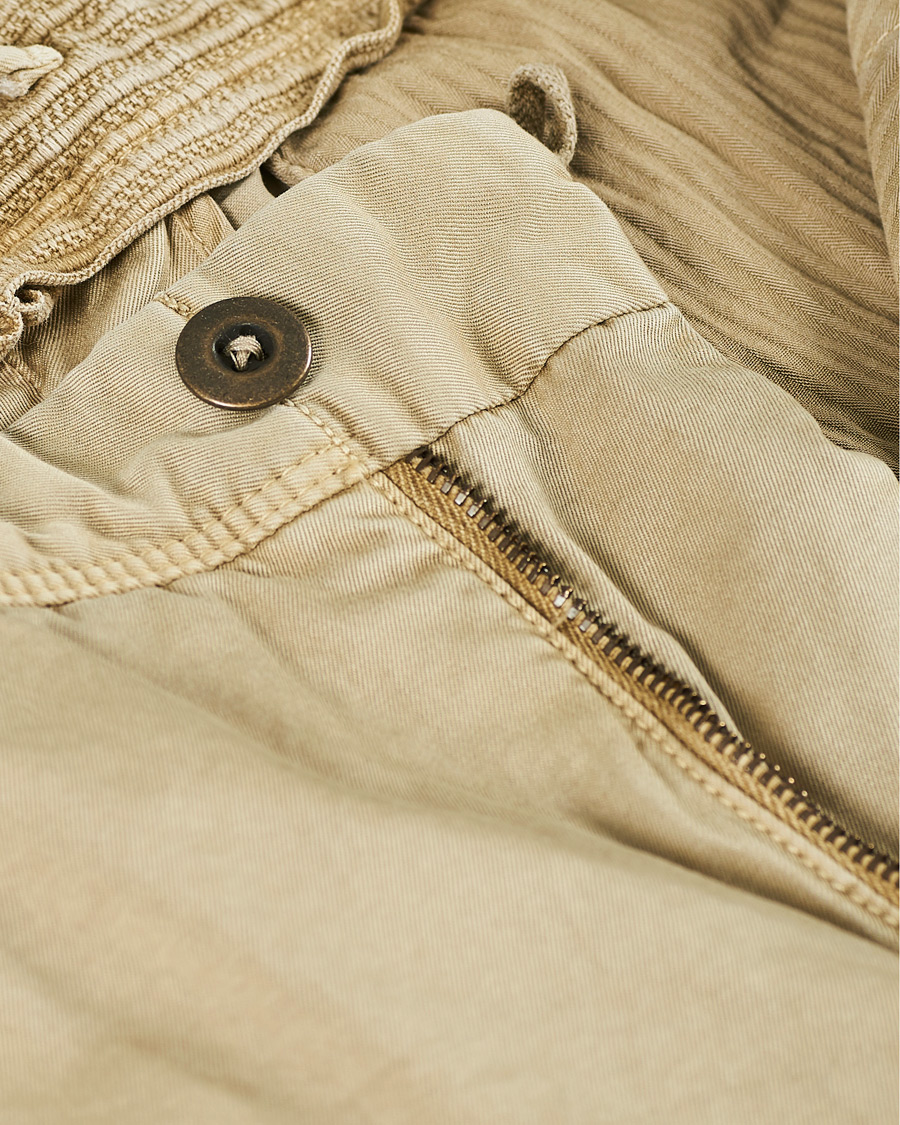 Herren | Hosen | Incotex | Slim Fit Garment Dyed Slacks Beige