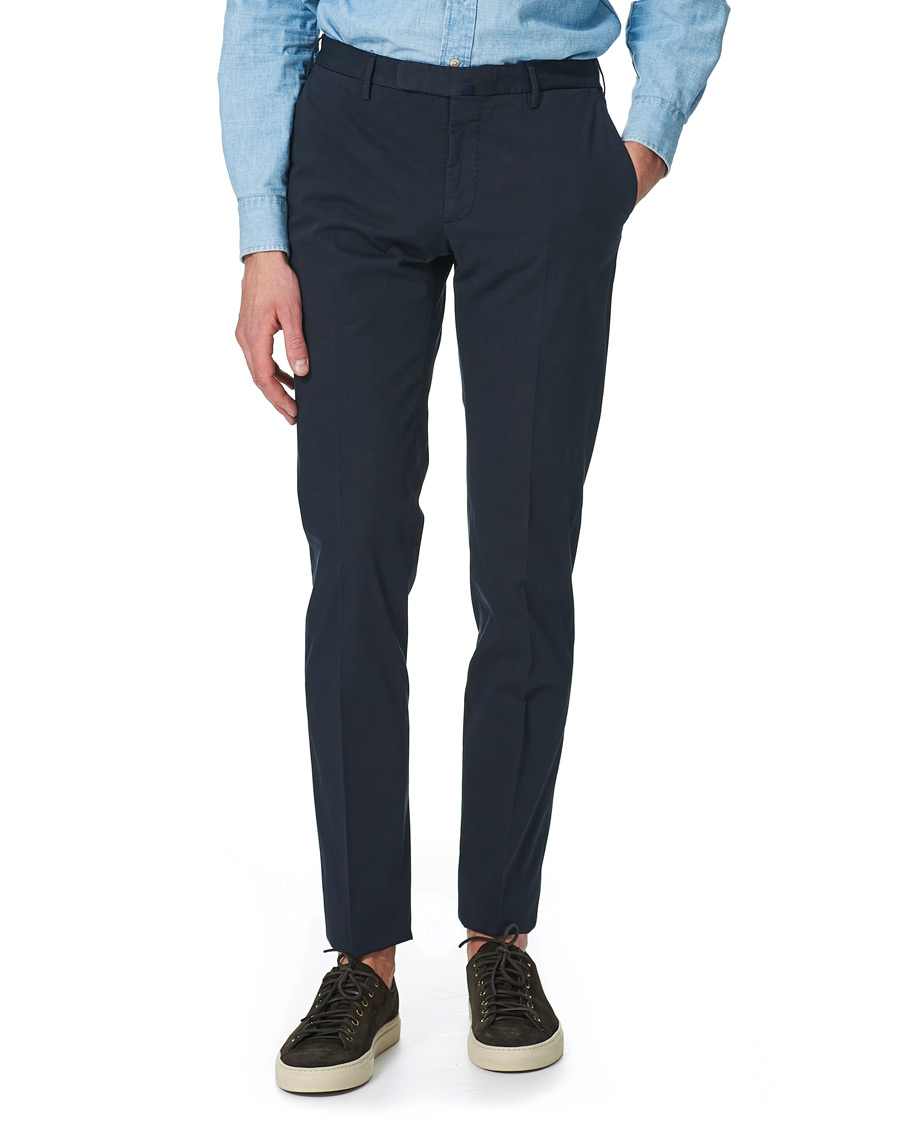Herren | Hosen | Incotex | Slim Fit Stretch Chinos Navy