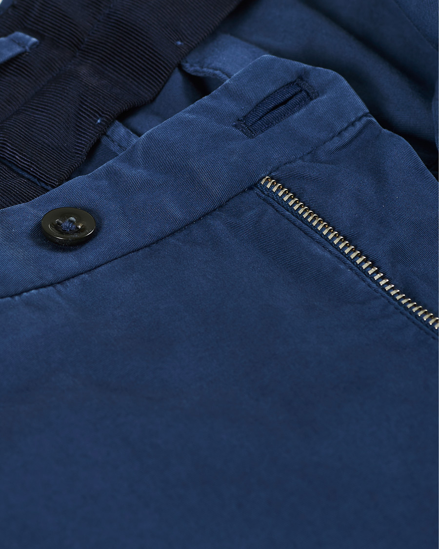 Herren | Hosen | Incotex | Slim Fit Stretch Chinos Royal Blue