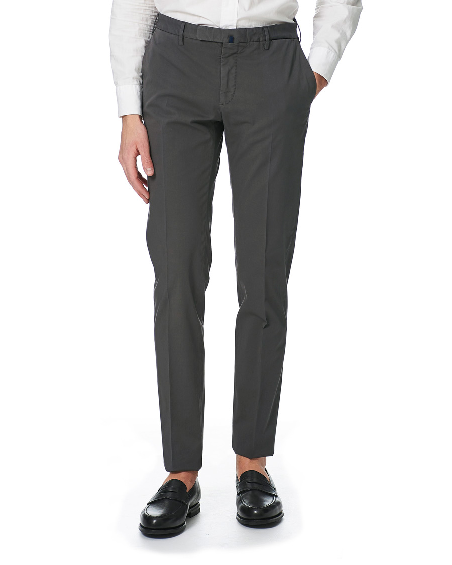 Herren | | Incotex | Slim Fit Stretch Chinos Dark Grey