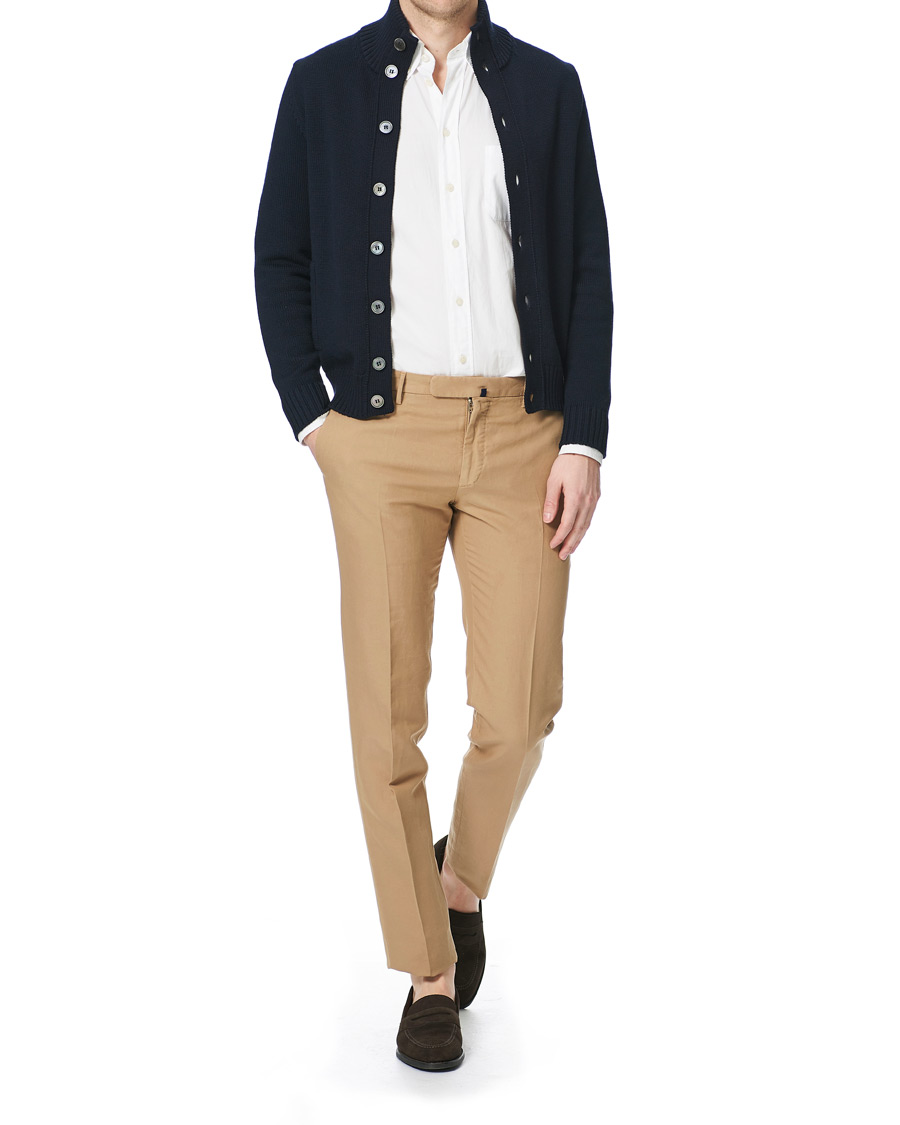 Herren | Hosen | Incotex | Slim Fit Chinolino Trousers Beige