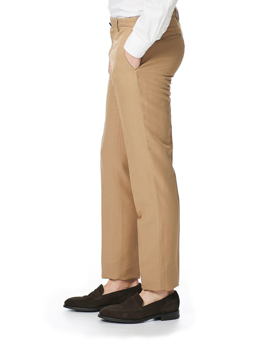 Herren | Hosen | Incotex | Slim Fit Chinolino Trousers Beige