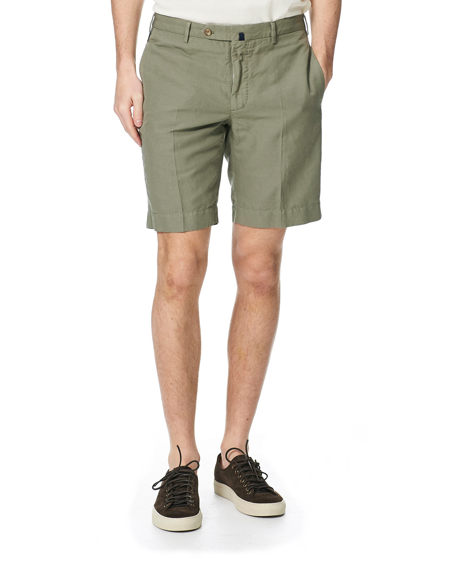 Herren | Shorts | Incotex | Chinolino Shorts Light Green