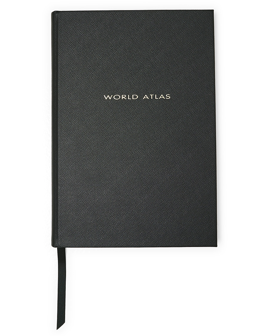 Herren | | Smythson | Panama World Atlas Black