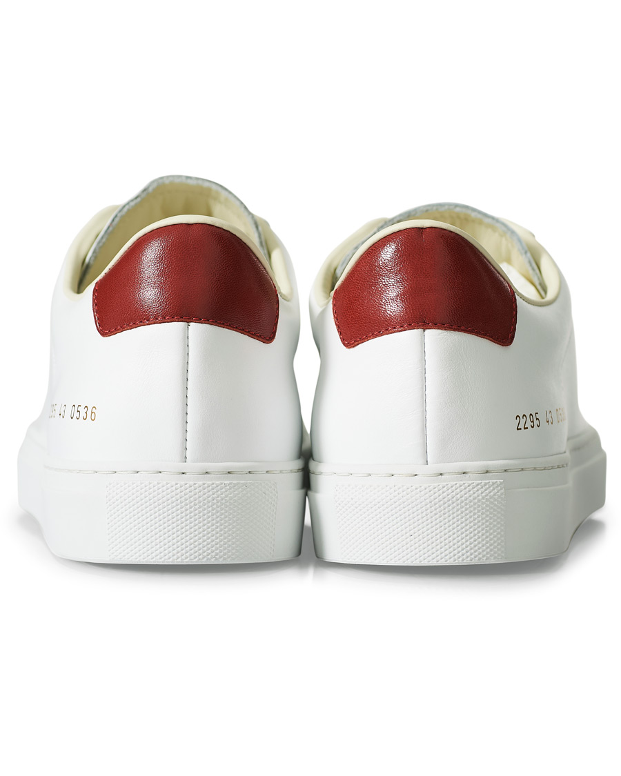 Herren | Common Projects Retro Achilles Sneaker White/Red | Common Projects | Retro Achilles Sneaker White/Red