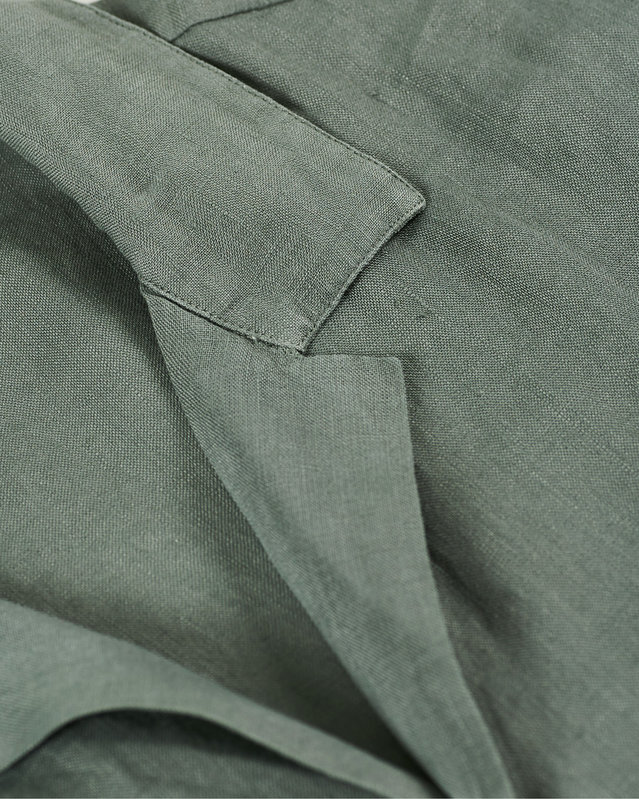 Herren | Hemden | Altea | Linen Camp Collar Shirt Olive