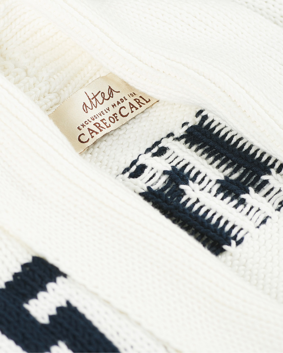 Herren | Pullover | Altea | Azteco Shawl Collar Cardigan Optic White