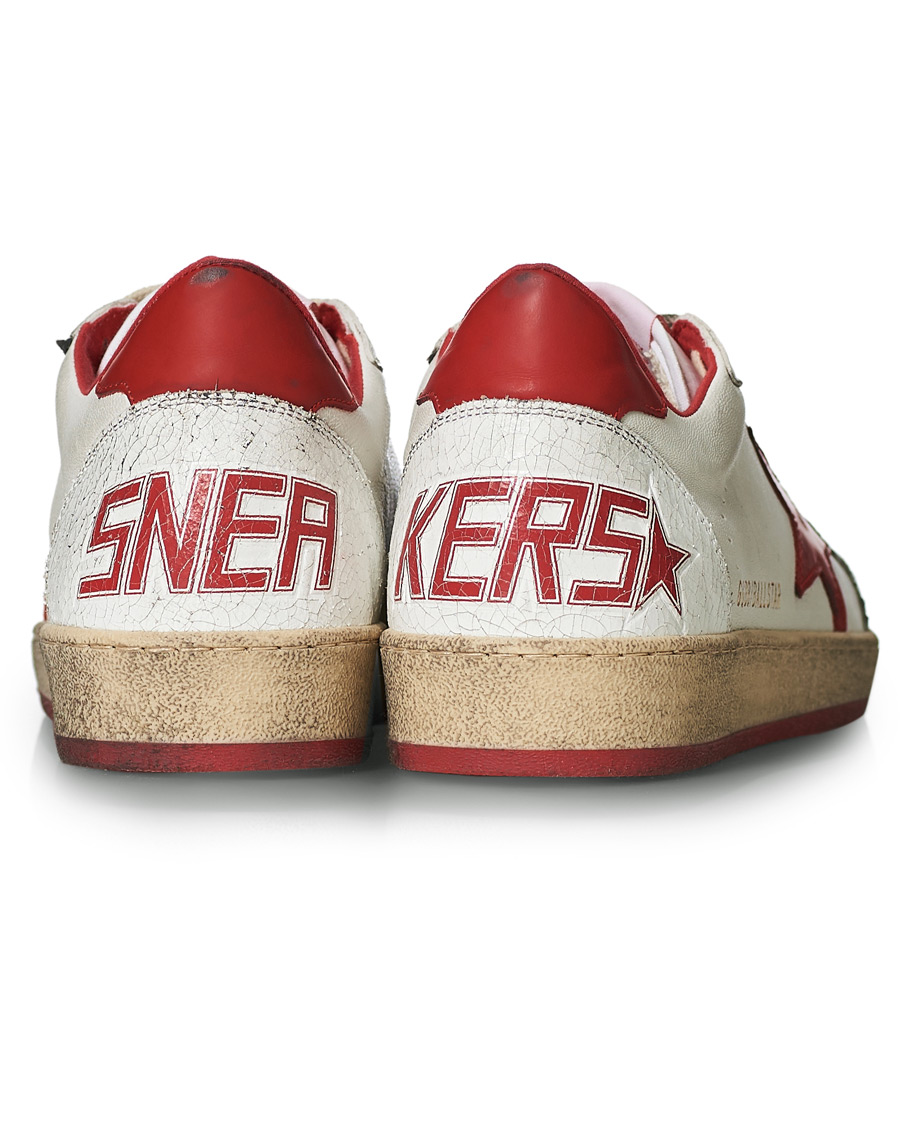 Herren | Golden Goose Deluxe Brand Ball Star Leather Star White/Red | Golden Goose | Deluxe Brand Ball Star Leather Star White/Red