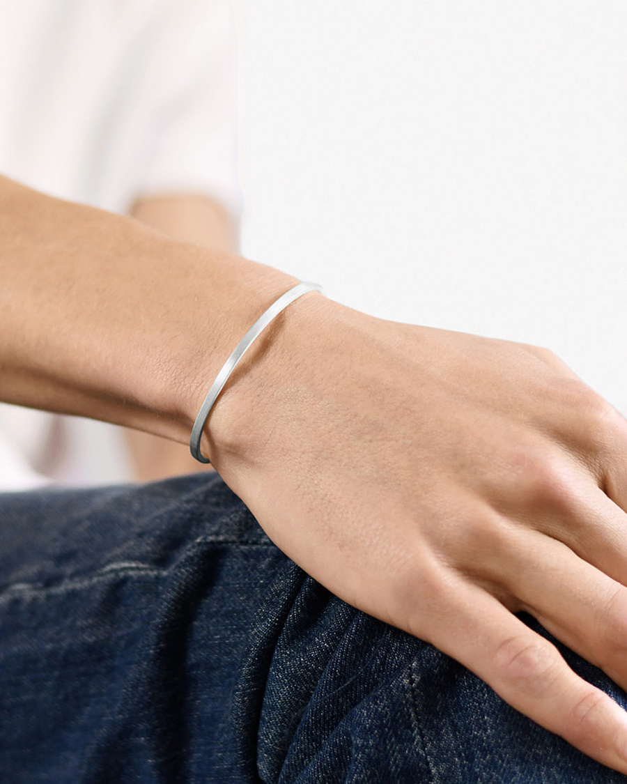 Herren | Contemporary Creators | LE GRAMME | Ribbon Bracelet Brushed Sterling Silver 7g