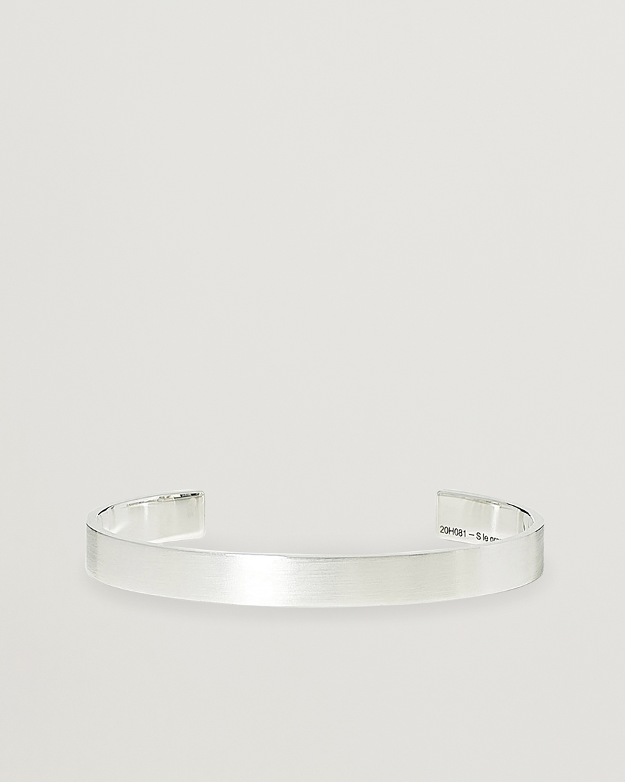 Herren | Schmuck | LE GRAMME | Ribbon Bracelet Brushed Sterling Silver 21g