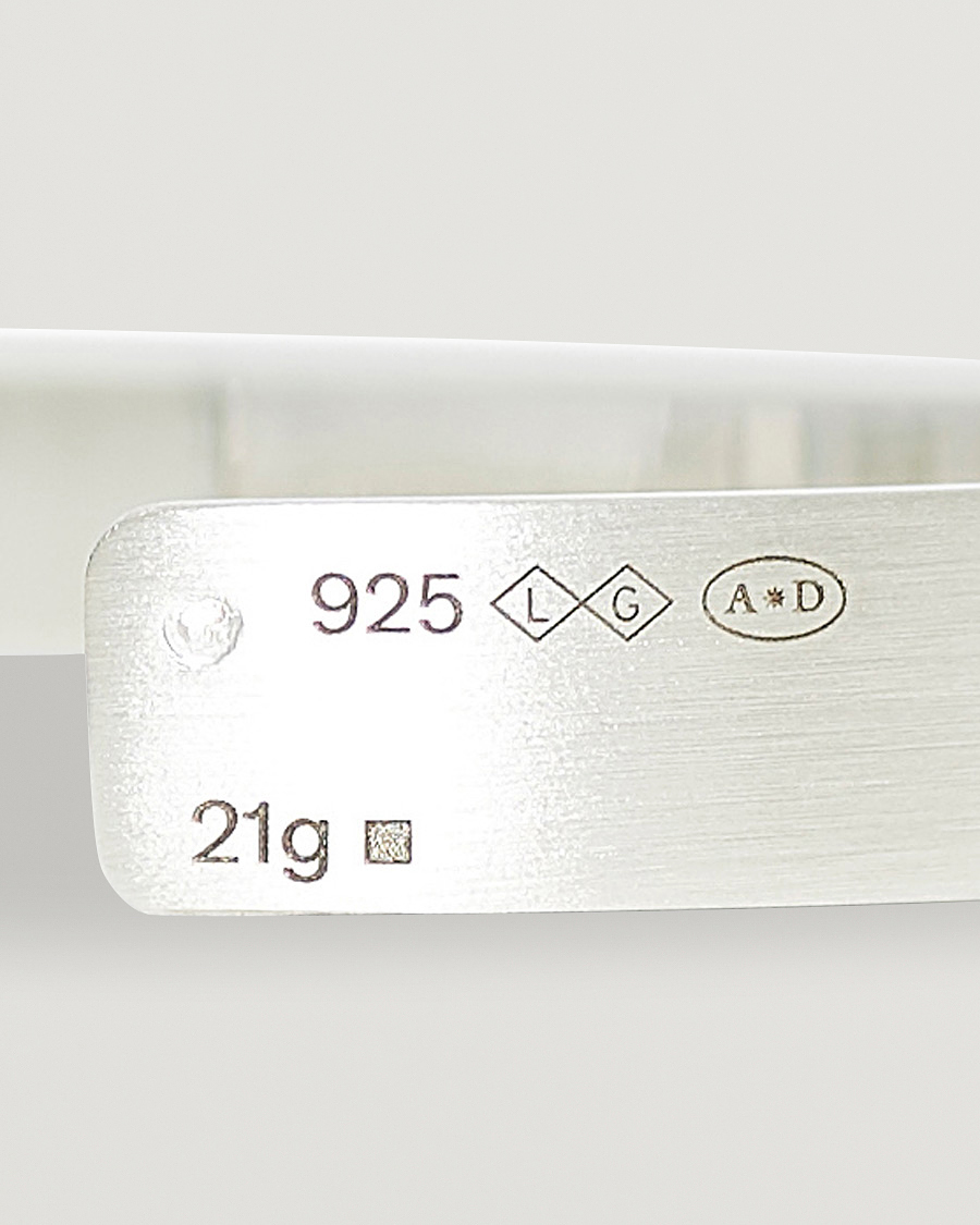 Herren | LE GRAMME Ribbon Bracelet Brushed Sterling Silver 21g XL/20 CM | LE GRAMME | Ribbon Bracelet Brushed Sterling Silver 21g XL/20 CM