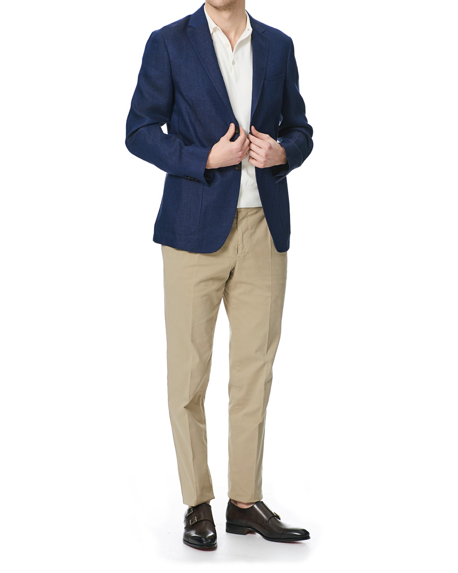 Herren | Santoni Blake Double Monk Dark Brown Calf | Santoni | Blake Double Monk Dark Brown Calf