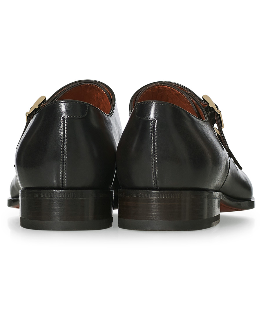 Herren | Santoni Blake Double Monk Dark Brown Calf | Santoni | Blake Double Monk Dark Brown Calf