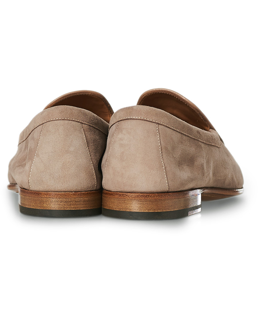 Herren | Santoni Belgian Loafer Sand Suede | Santoni | Belgian Loafer Sand Suede