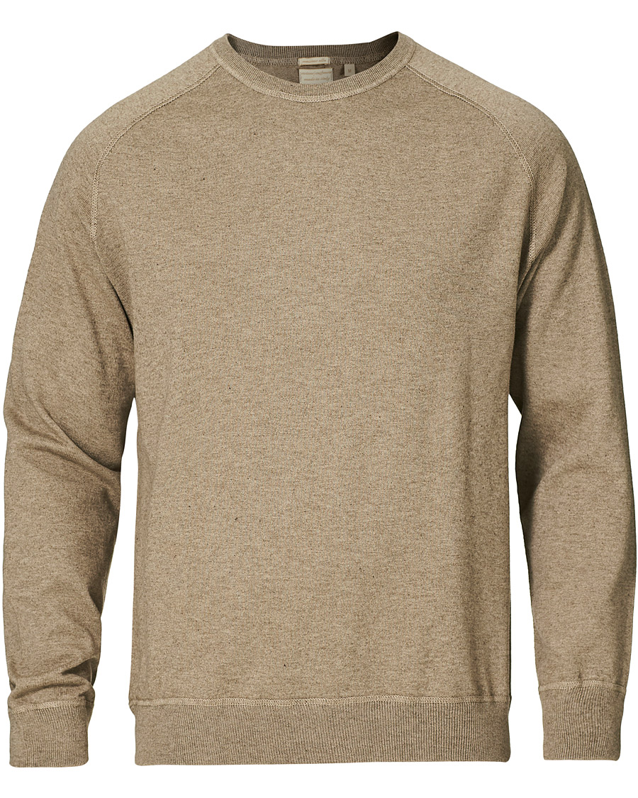 Herren | Pullover | Massimo Alba | Sport Cotton/Cashmere Raglan Pullover Taupe