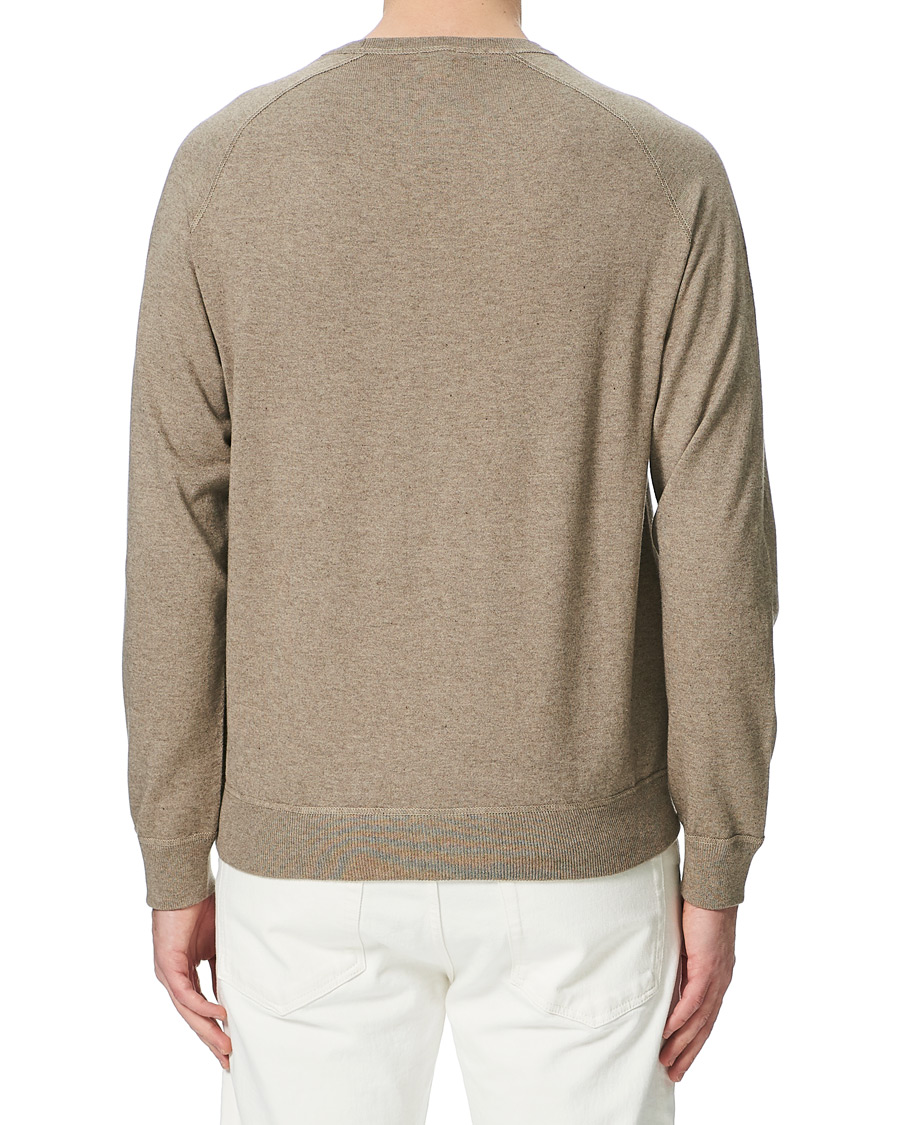 Herren | Pullover | Massimo Alba | Sport Cotton/Cashmere Raglan Pullover Taupe
